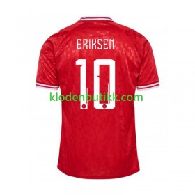 Danmark Eriksen 10 Hjemme Fotballdrakt EM 2024 Kortermet